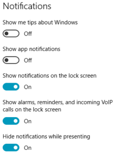 Notifications